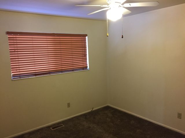 Bedroom has large window