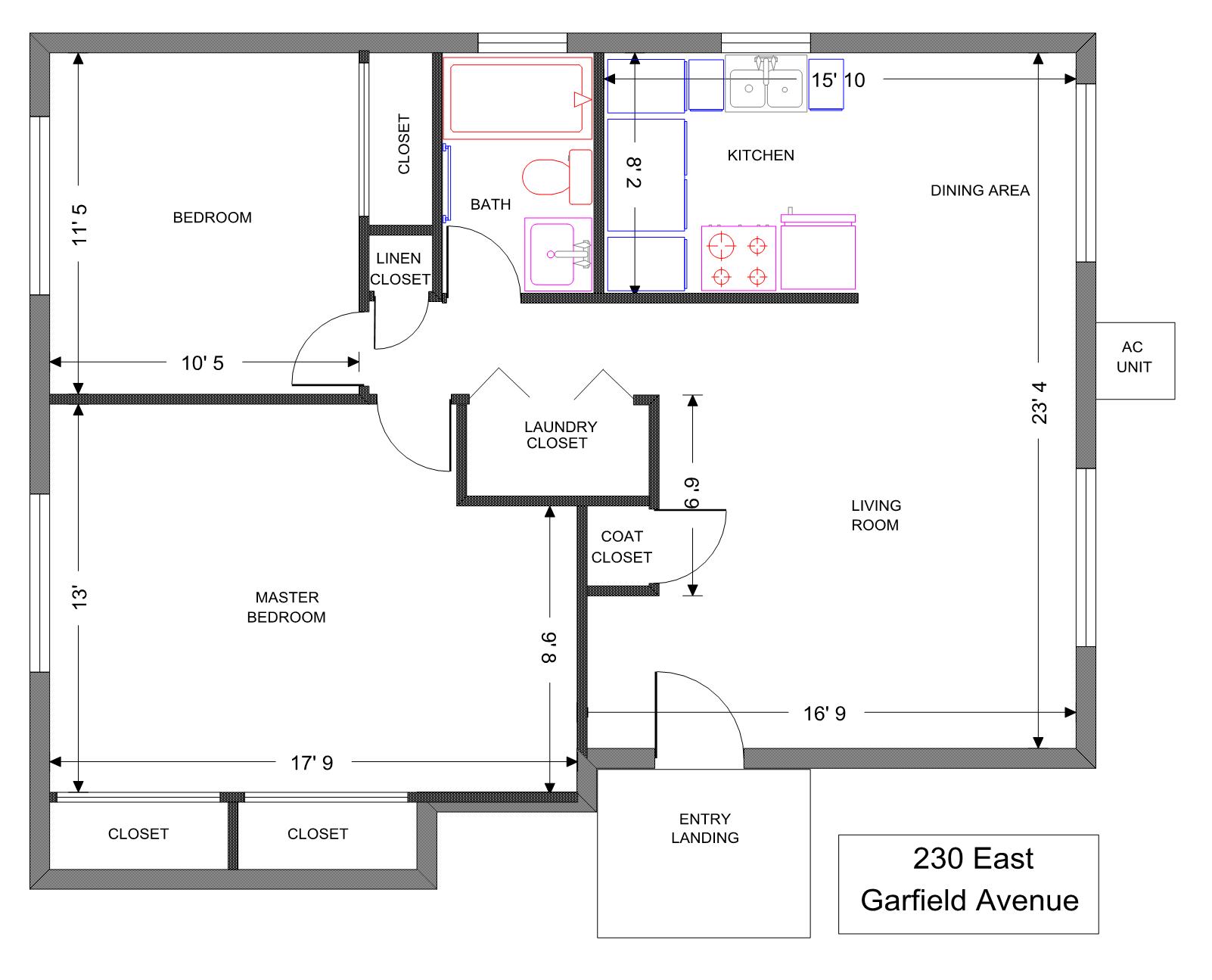230 Garfield Floor Plan