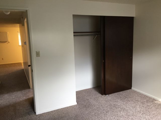 Second bedrrom has large closet