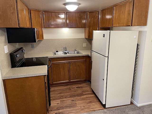 Remodeled kitchen