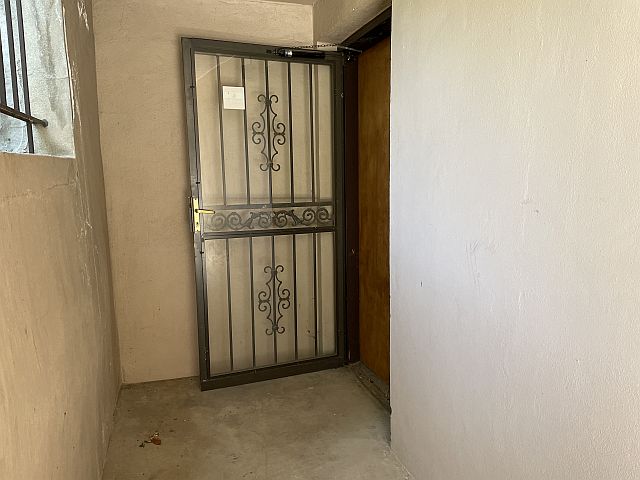 Security door on entry